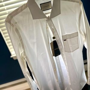 Gucci White Button Down